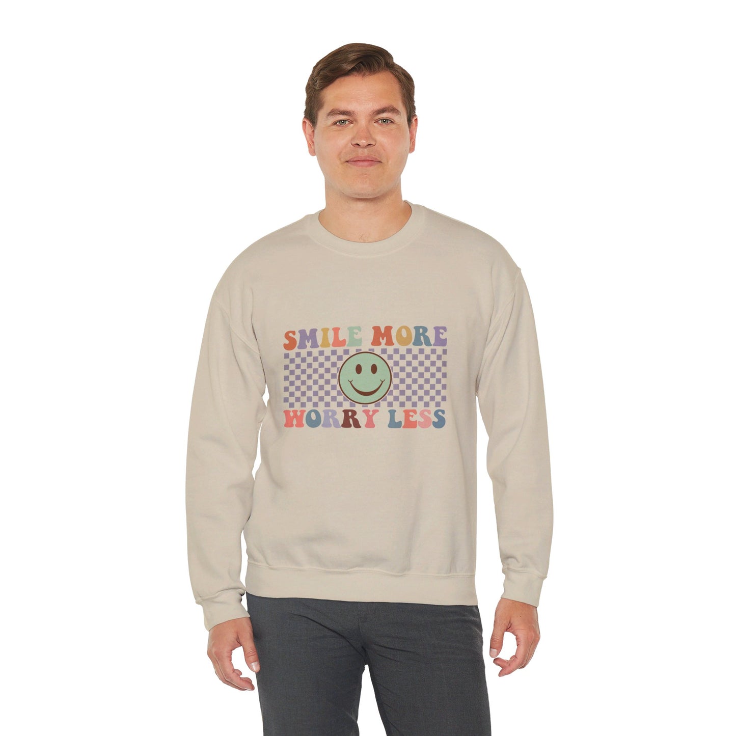 Smile More, Worry Less Sweatshirt