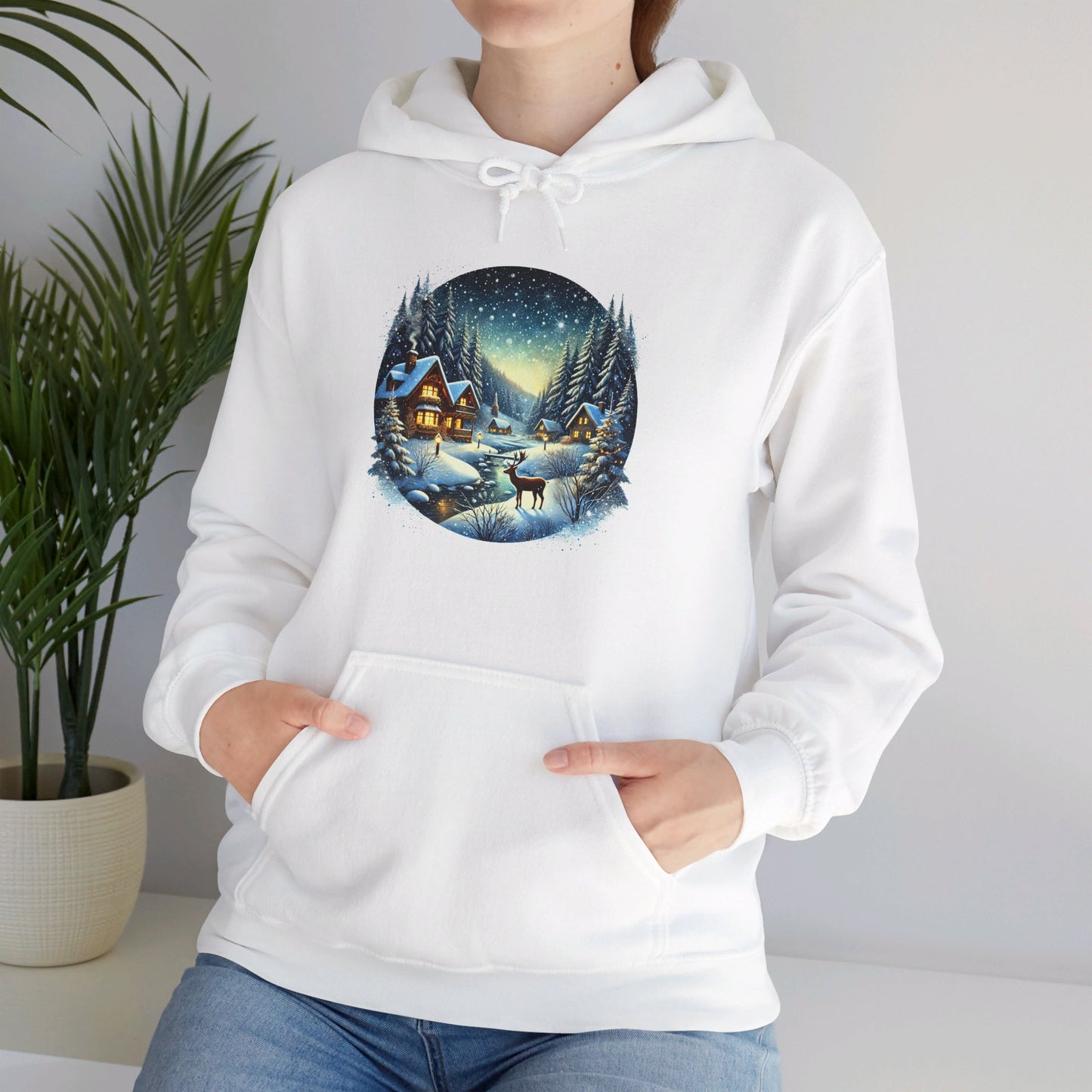 Reindeer Fueled Magic - Hooded Sweatshirt