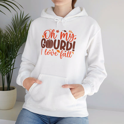 Oh My Gourd, Fall Is Here - Hooded Sweatshirt