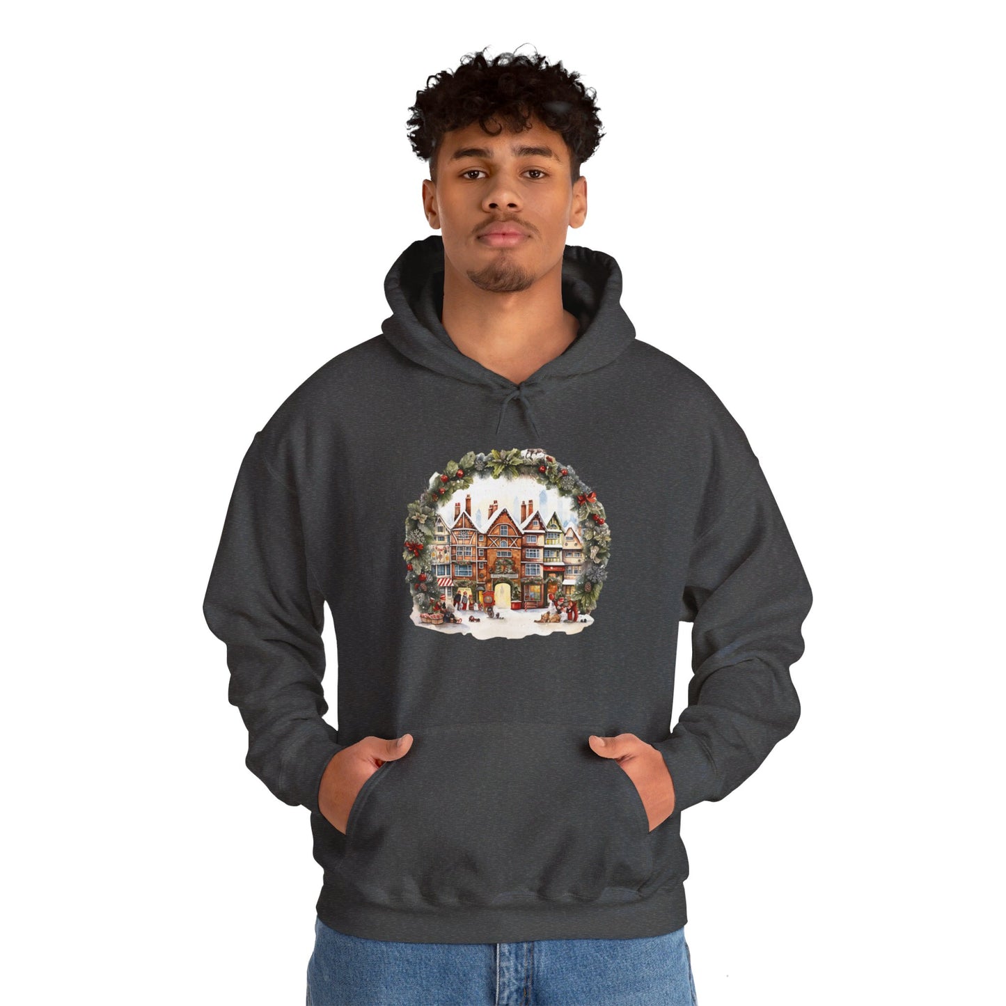 Daytime Village Magic- Hooded Sweatshirt