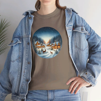 Magical Snowy Night - T-Shirt