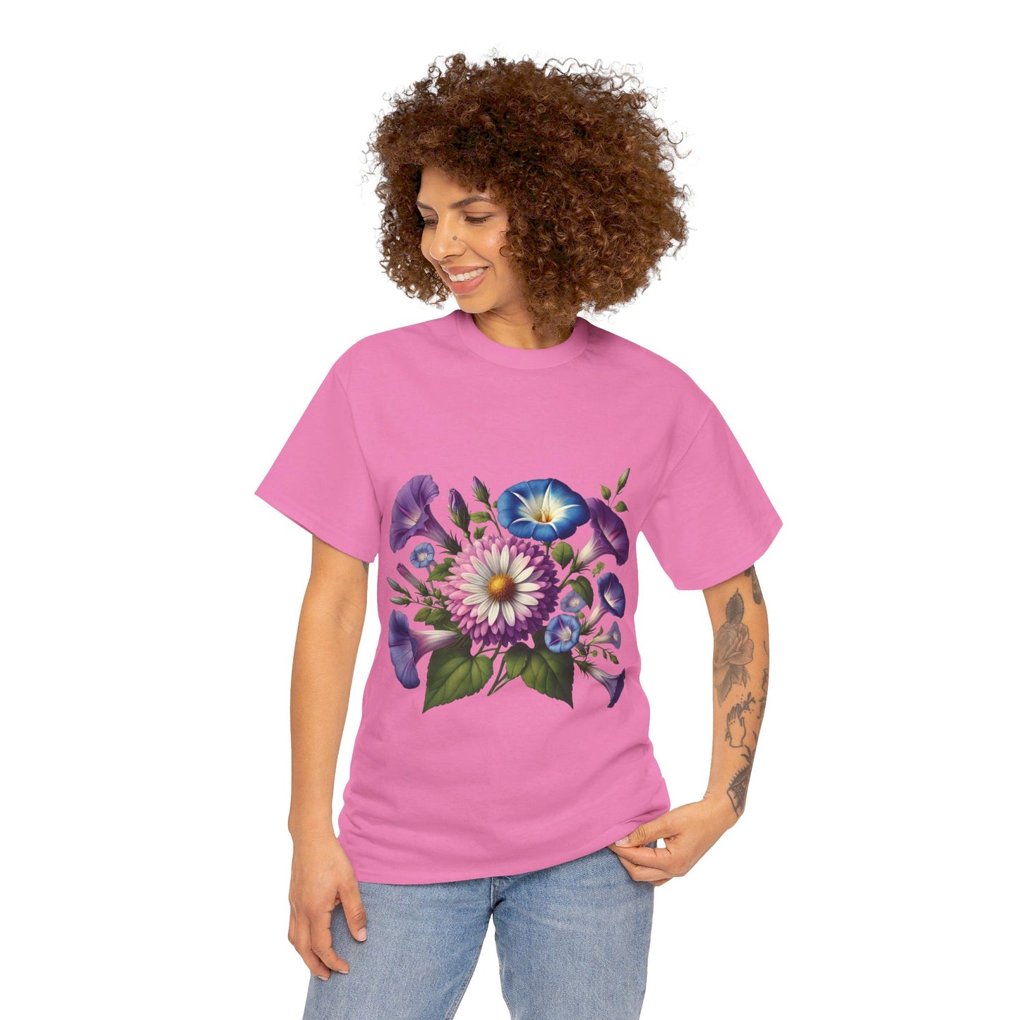 September Flowers - Birth Month - T-Shirt