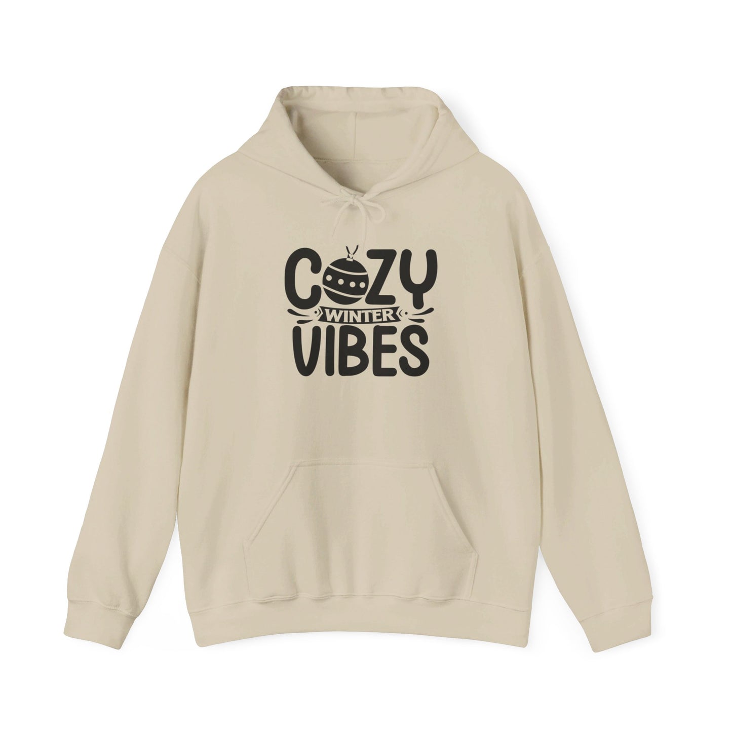 Cozy Up with Winter Vibes - Hooded Sweatshirt