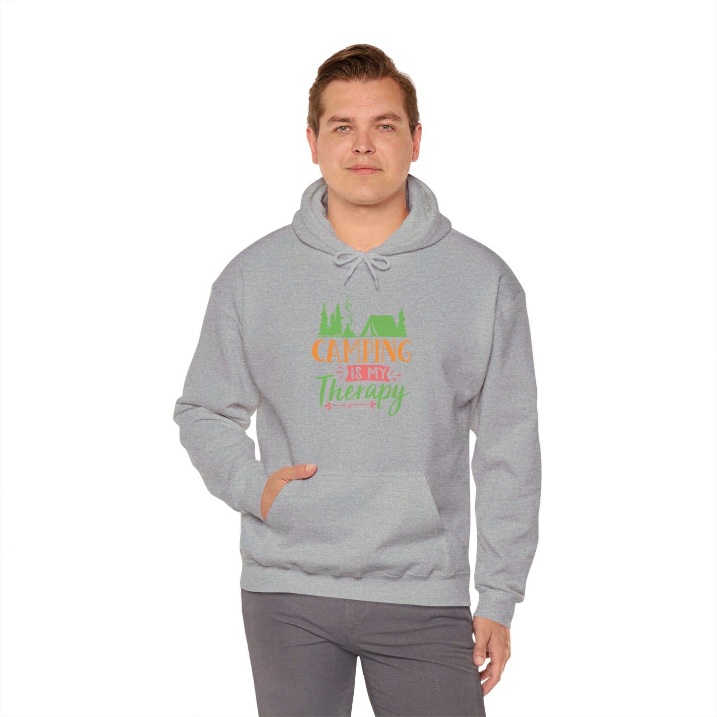 Camping Is My Therapy - Hooded Sweatshirt