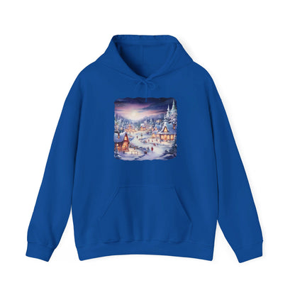 Snowy Christmas Village 3 - Hooded Sweatshirt