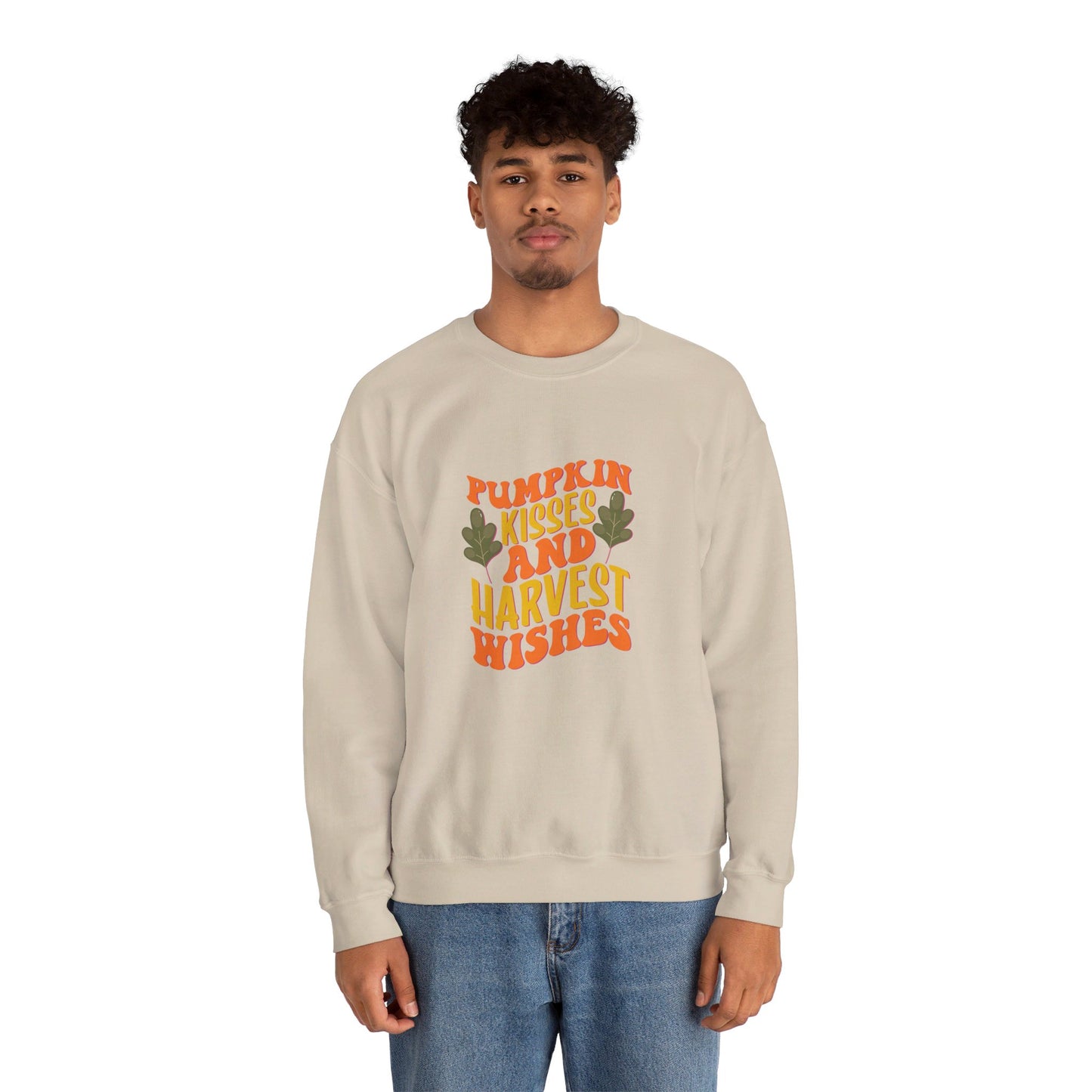 Pumpkin Kisses And Harvest Wishes - Sweatshirt