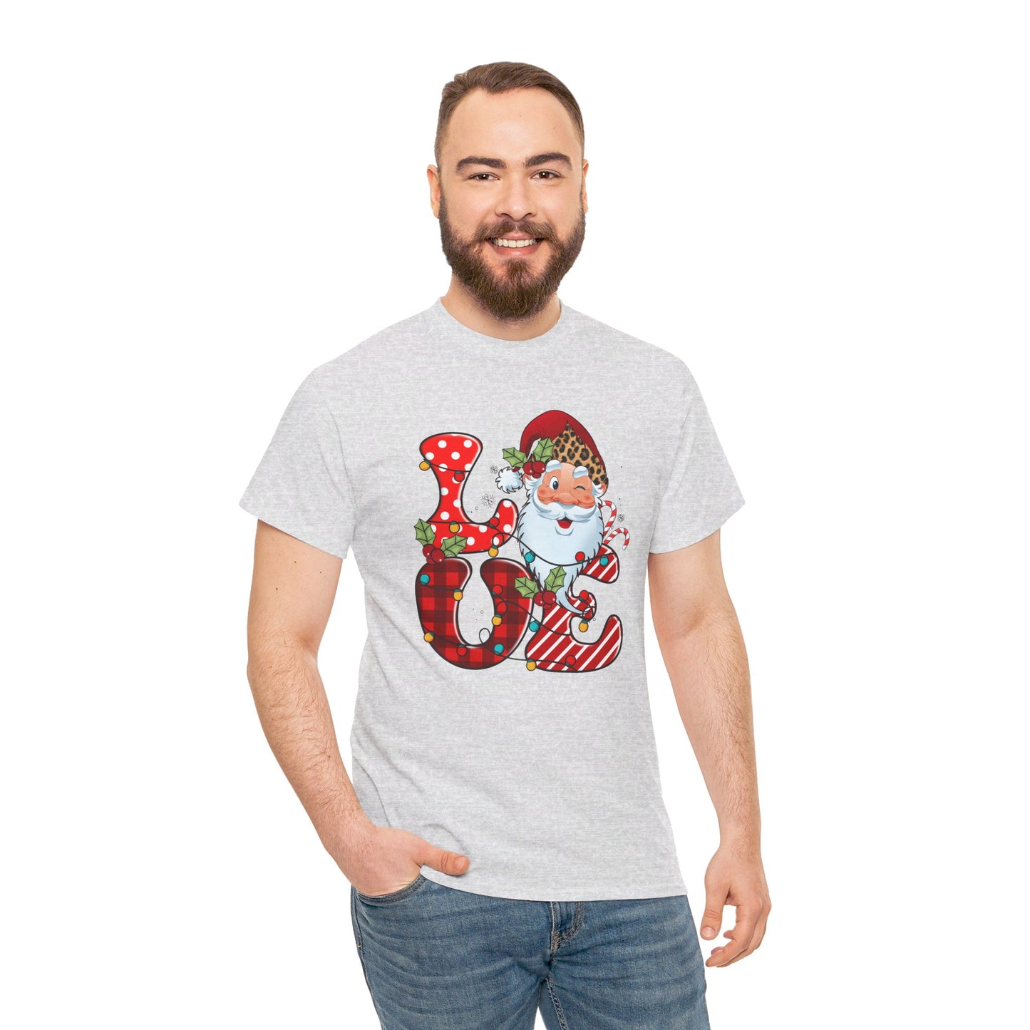 Festive Santa LOVE - T-Shirt