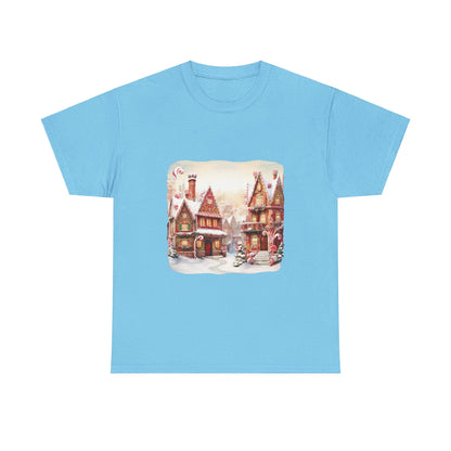 Snowy Christmas Village 11- T-Shirt