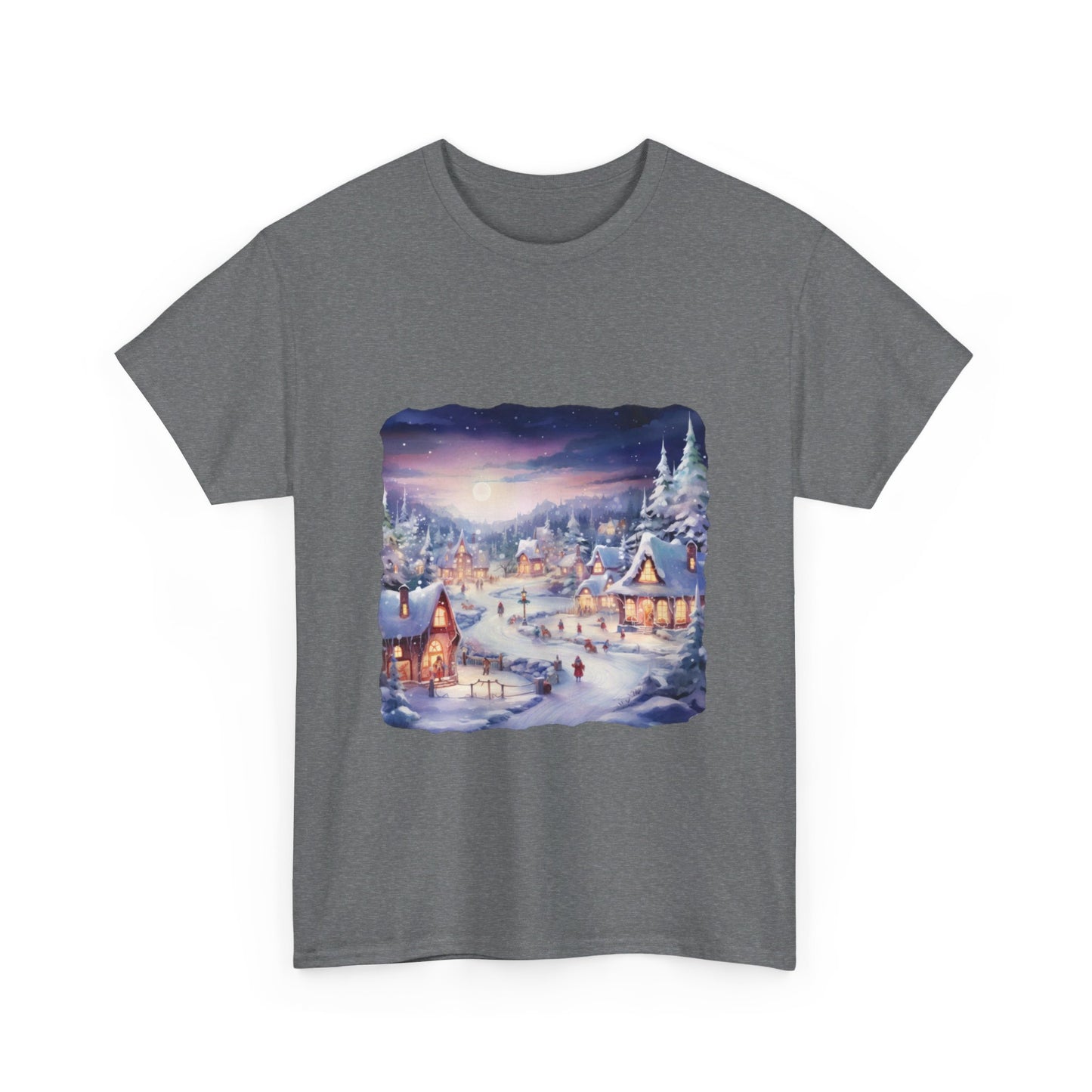 Snowy Christmas Village 3 - T-Shirt