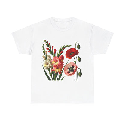 August Flowers - Birth Month - T-Shirt