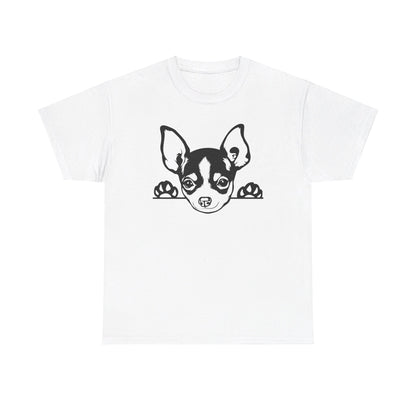 Peeking Chihuahua, Pure Cuteness - T-Shirt