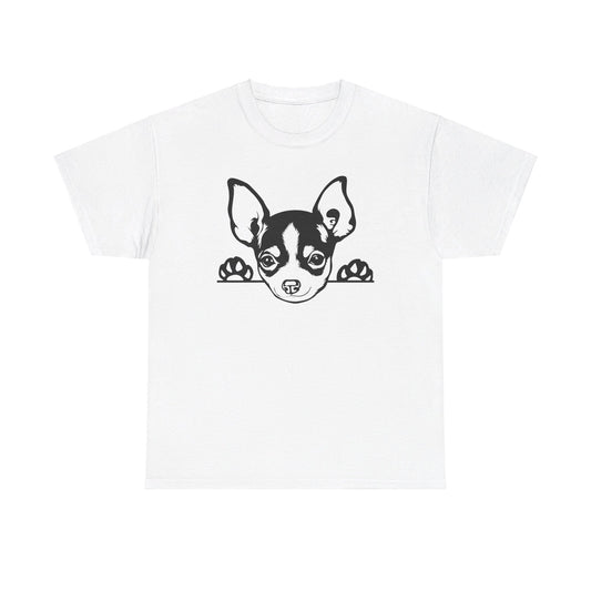 Peeking Chihuahua, Pure Cuteness - T-Shirt