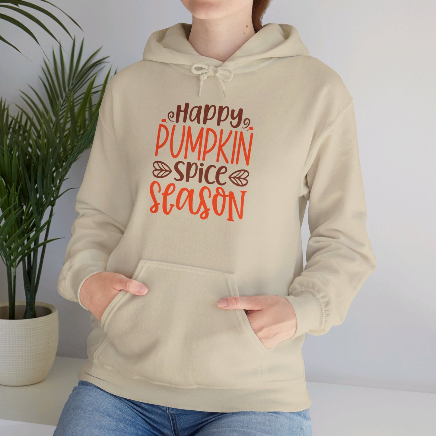 Happy Pumpkin, Spice Season - Hooded Sweatshirt