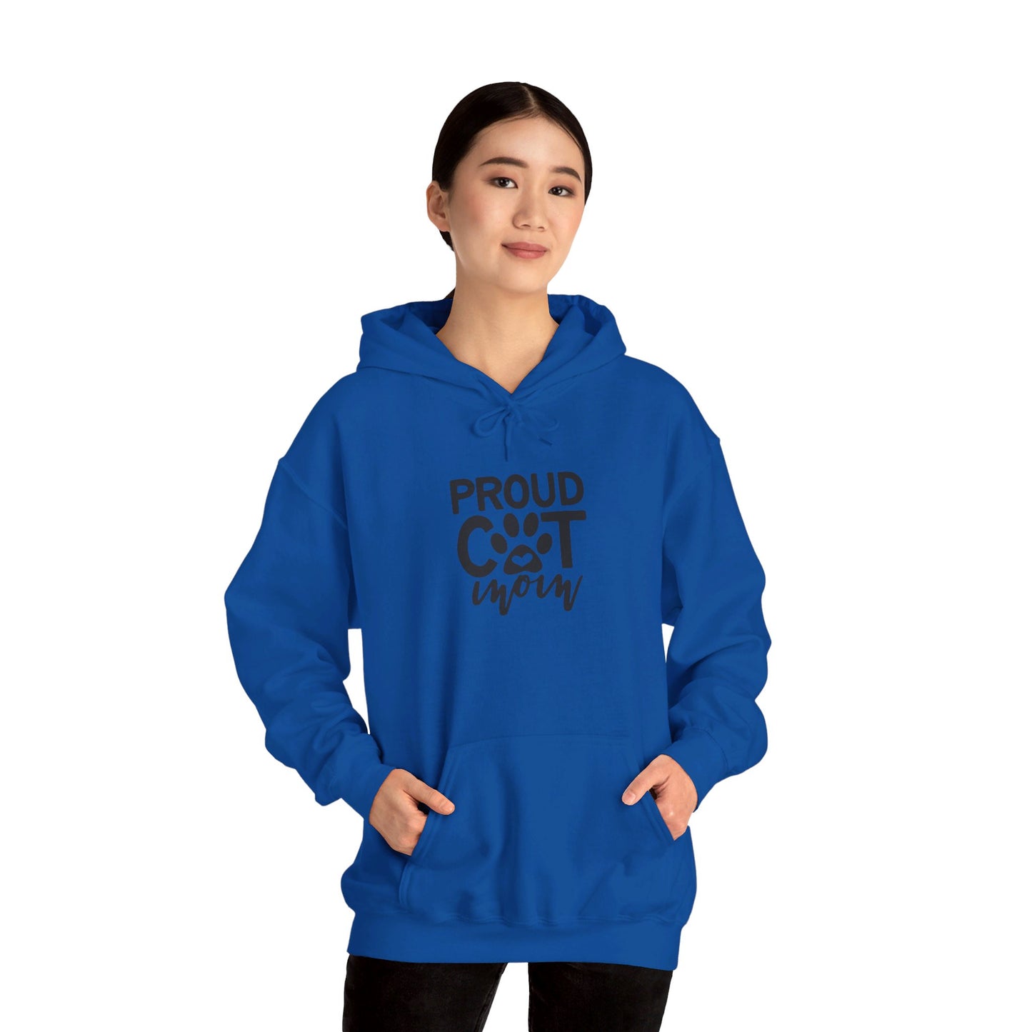 Proud Cat Mom Feline Love Forever - Hooded Sweatshirt