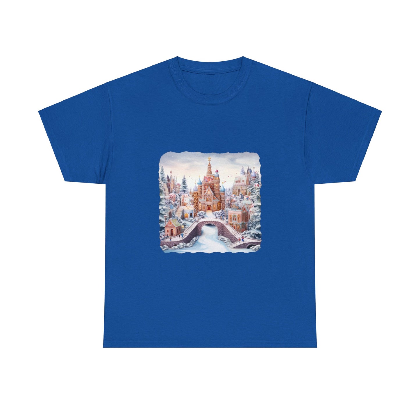 Snowy Christmas Village 10 - T-Shirt