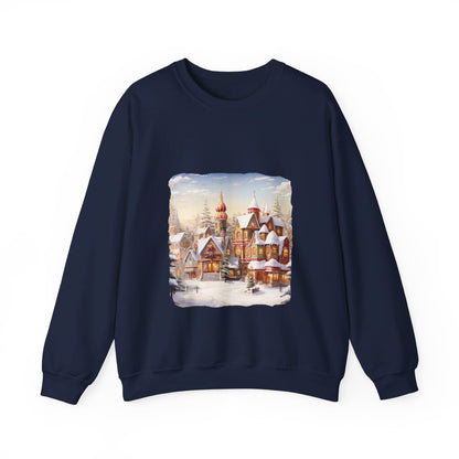 Snowy Christmas Village 12 - Sweatshirt