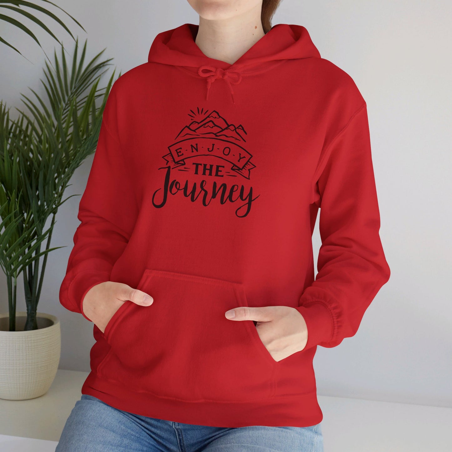 Embrace the Adventure, Enjoy Journey - Hooded Sweatshirt