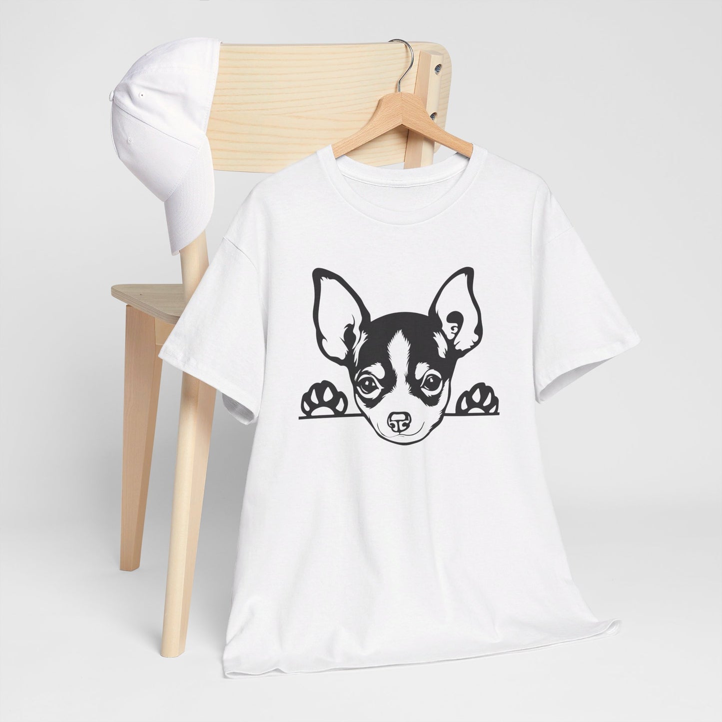 Peeking Chihuahua, Pure Cuteness - T-Shirt