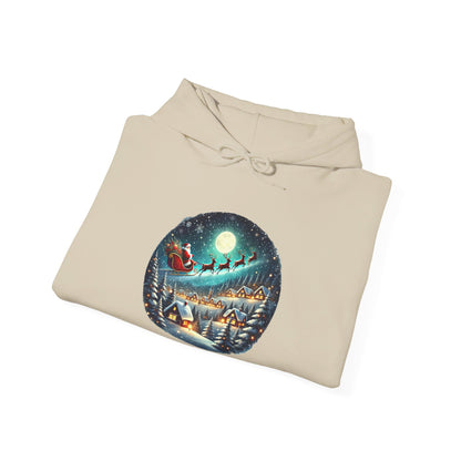 Moonlit Santa Ride - Hooded Sweatshirt