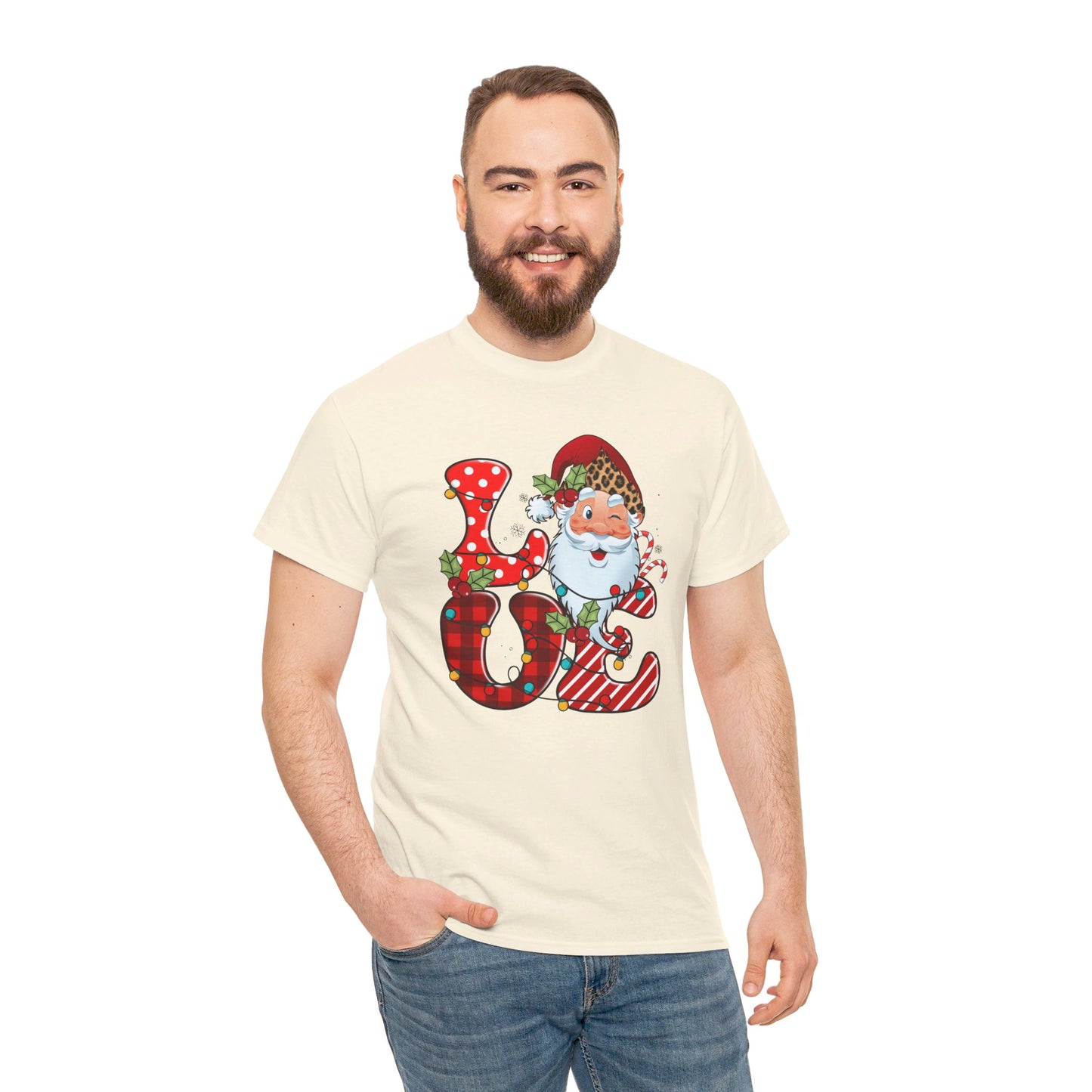 Festive Santa LOVE - T-Shirt