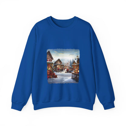 Snowy Christmas Village North Pole - Sweatshirt