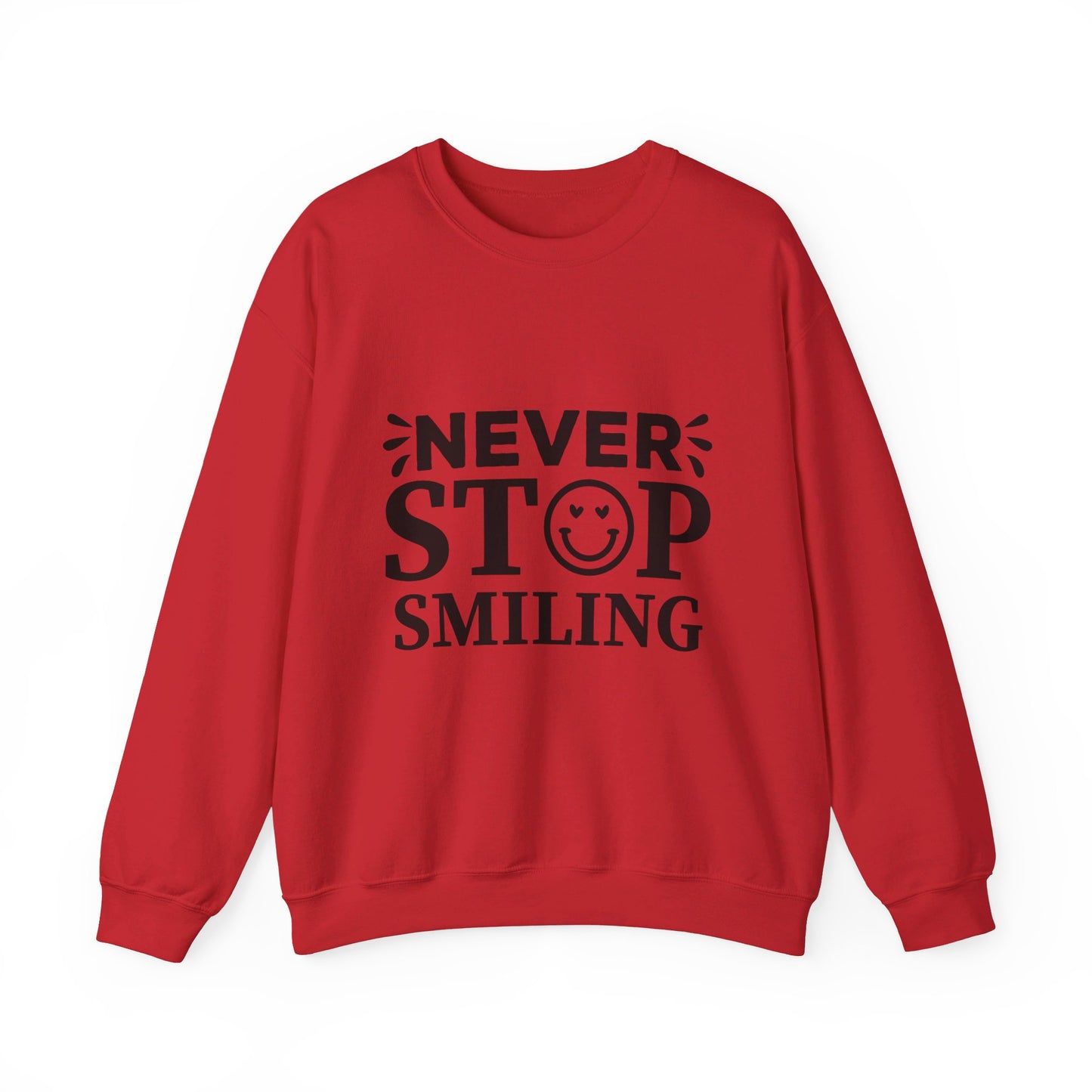 Never Stop Smiling - Crewneck Sweatshirt