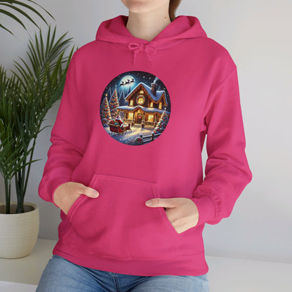 Santa's Joyful Ride - Hooded Sweatshirt