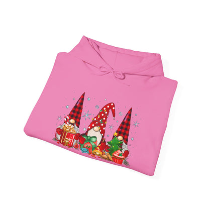 Christmas Gnome Trio - Hooded Sweatshirt