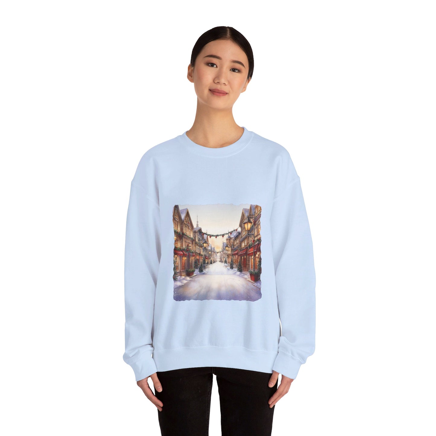 Snowy Christmas Village 9 - Sweatshirt