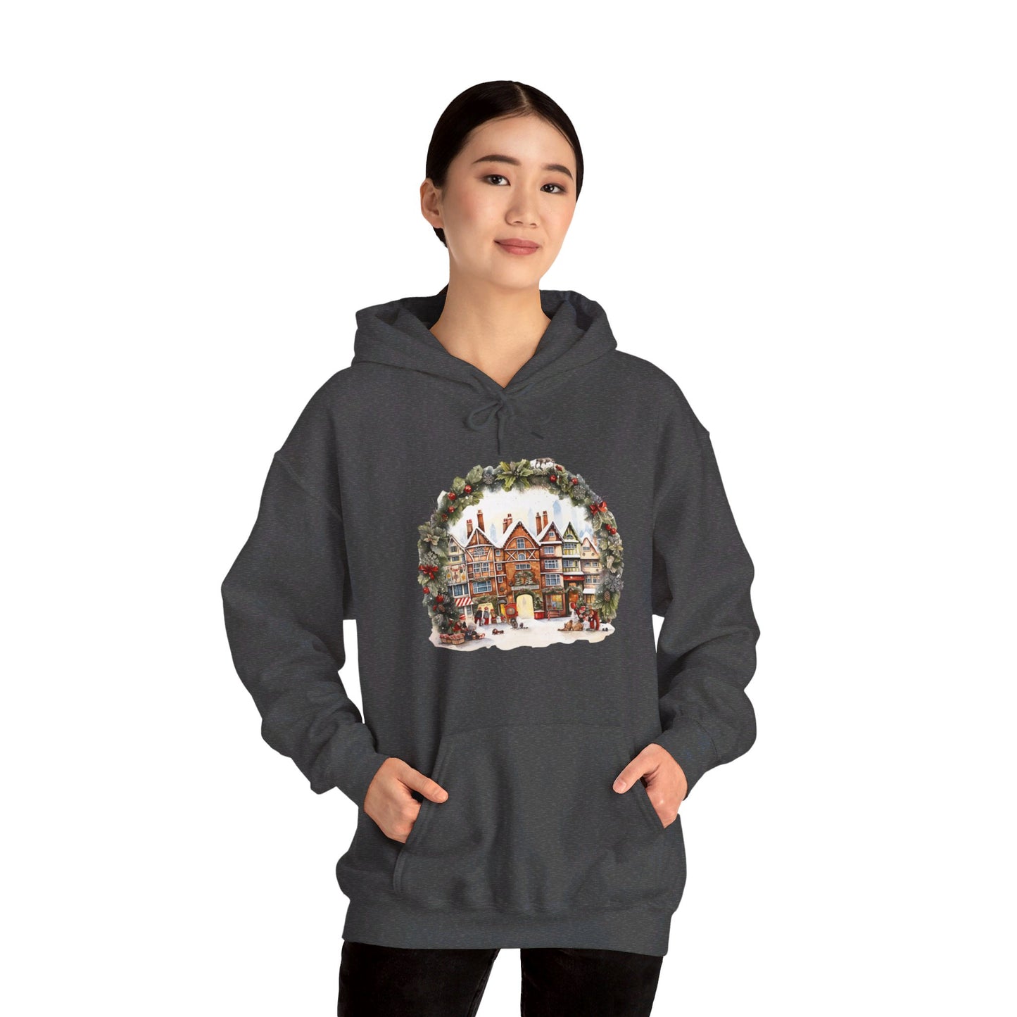 Daytime Village Magic- Hooded Sweatshirt