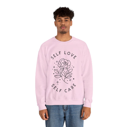 Self Love, Self Care' sweatshirt - Sweatshirt