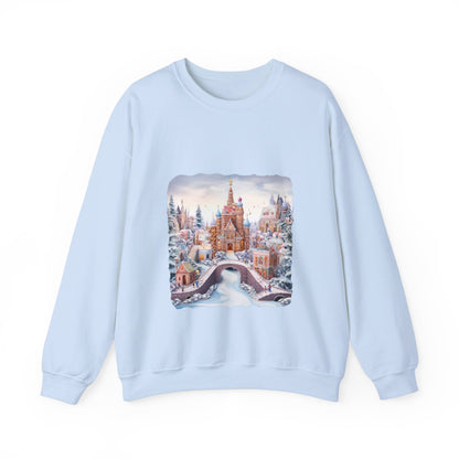 Snowy Christmas Village 10 - Sweatshirt