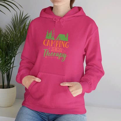 Camping Is My Therapy - Hooded Sweatshirt