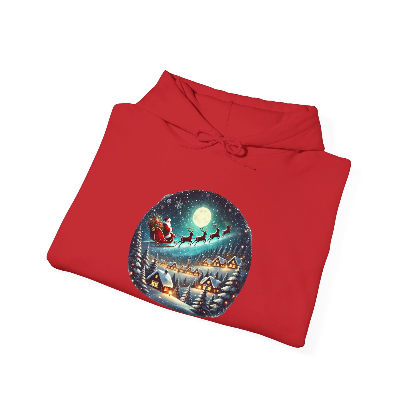 Moonlit Santa Ride - Hooded Sweatshirt