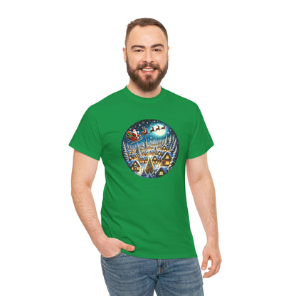 Santa's Snowy Flight - T-Shirt