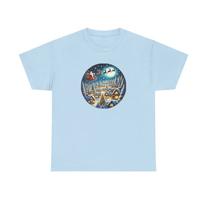 Santa's Snowy Flight - T-Shirt