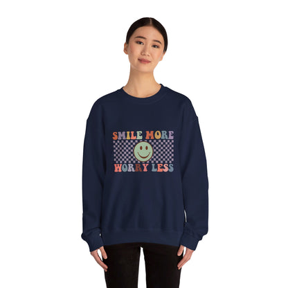 Smile More, Worry Less Sweatshirt