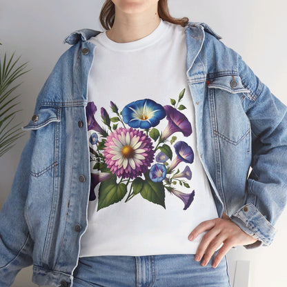 September Flowers - Birth Month - T-Shirt