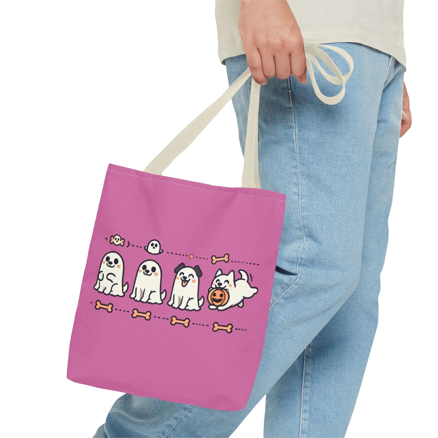 4 Friendly dog ghosts - Tote Bag