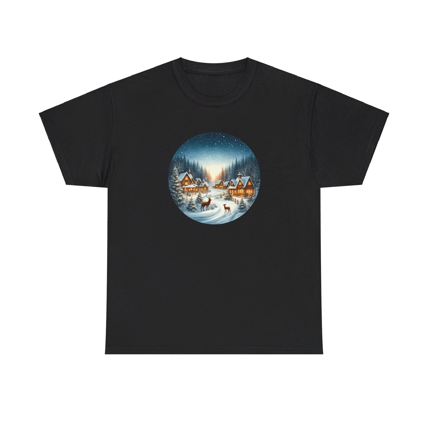 Magical Snowy Night - T-Shirt