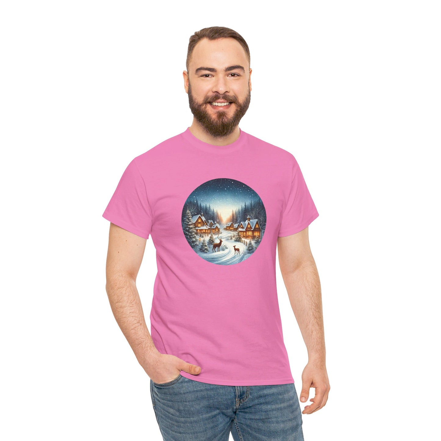 Magical Snowy Night - T-Shirt