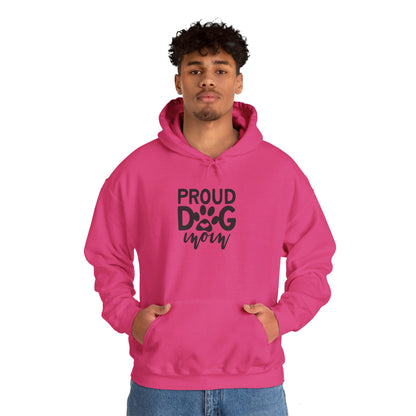 Proud Dog Mom, Pawsome Love Forever - Hooded Sweatshirt