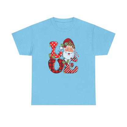 Festive Santa LOVE - T-Shirt