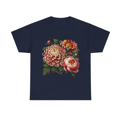 November Flowers - Birth Month - T-Shirt