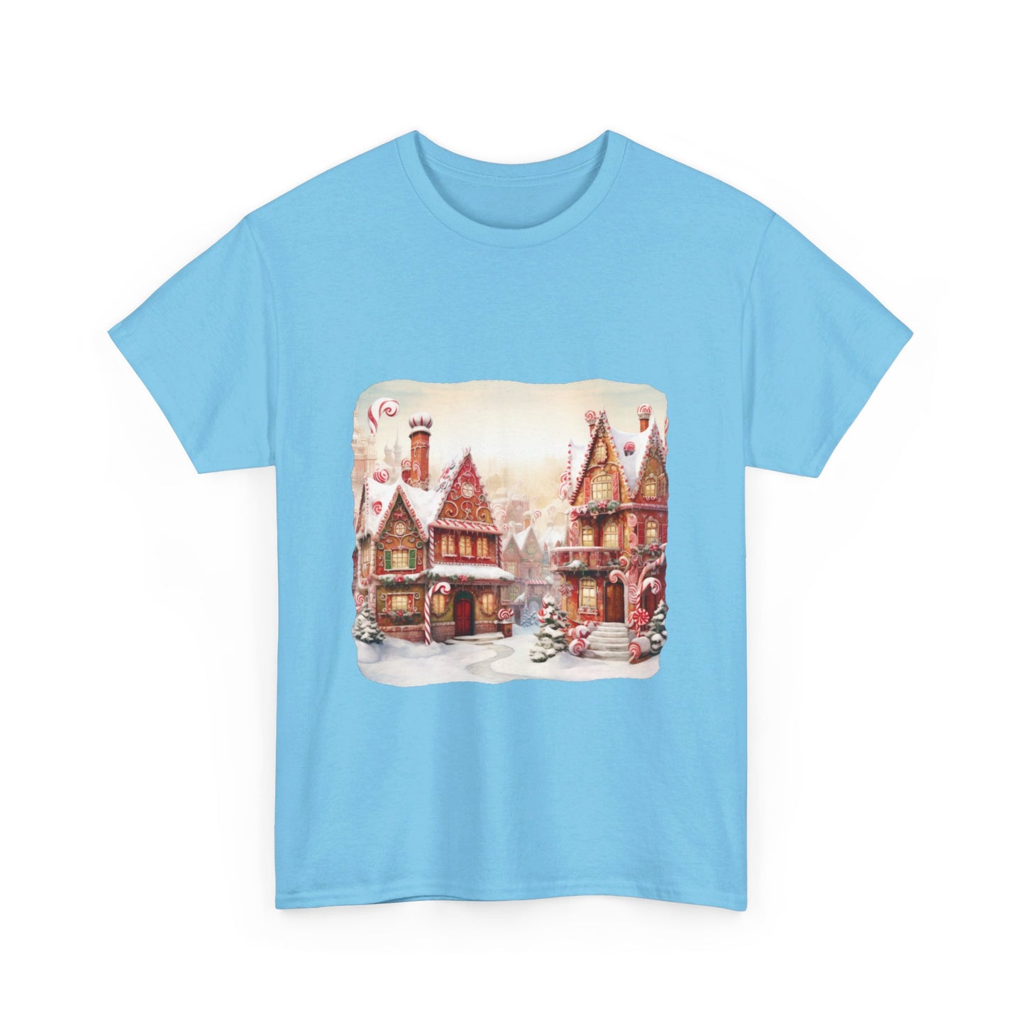 Snowy Christmas Village 11- T-Shirt