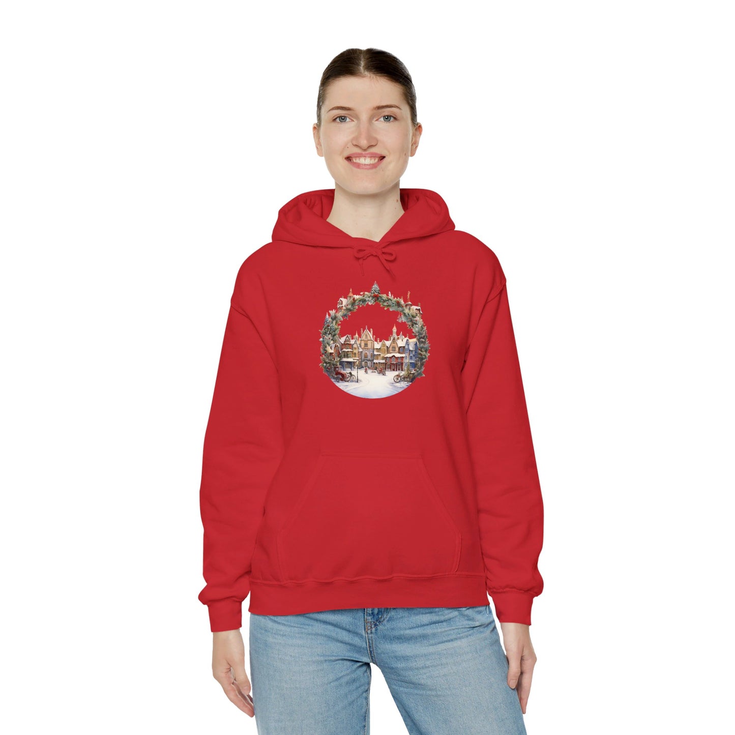 Village Festive Magic - Hooded Sweatshirt