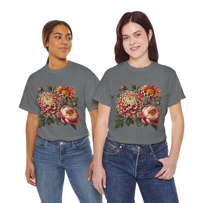 November Flowers - Birth Month - T-Shirt