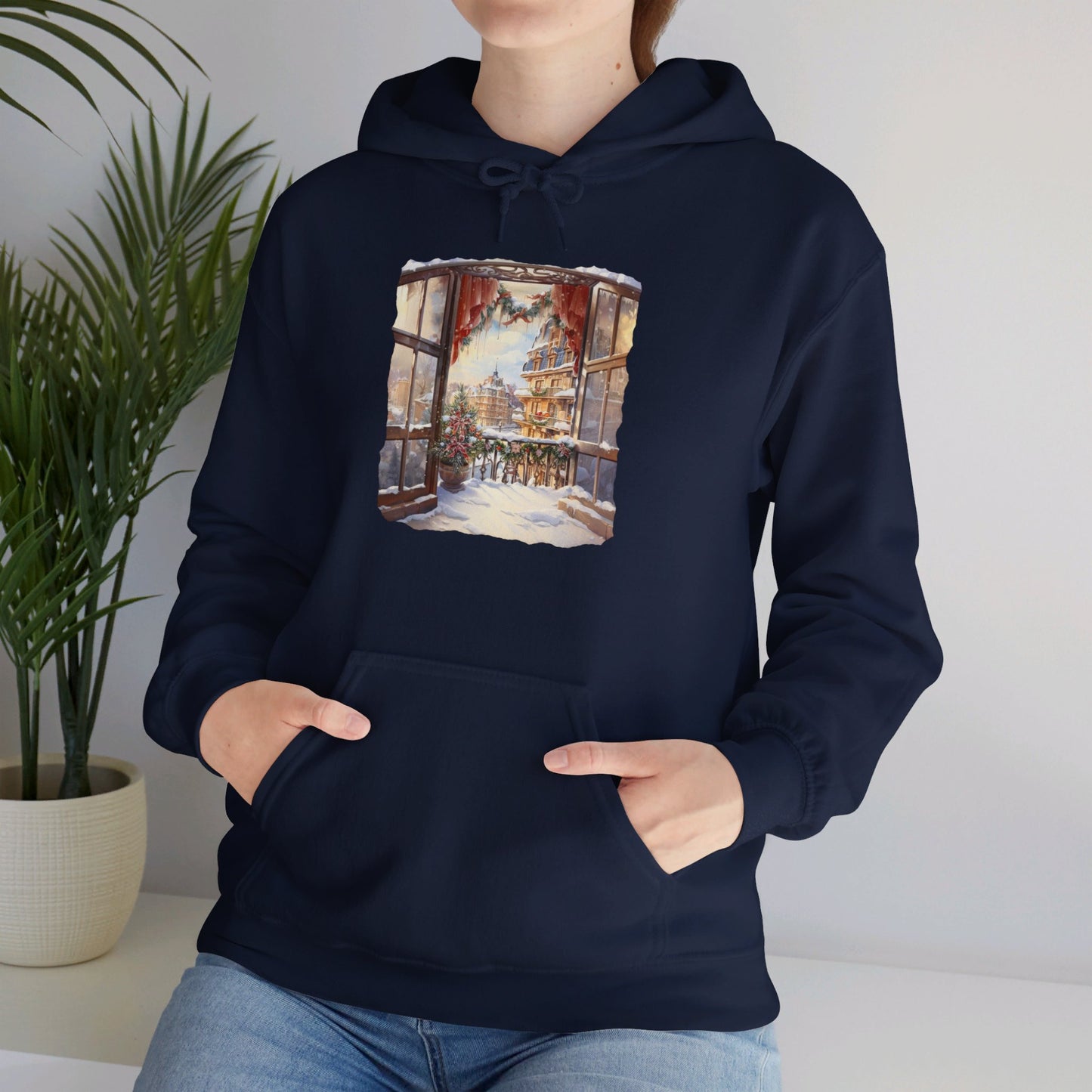 Christmas City To The Window - Hooded Sweatshirt