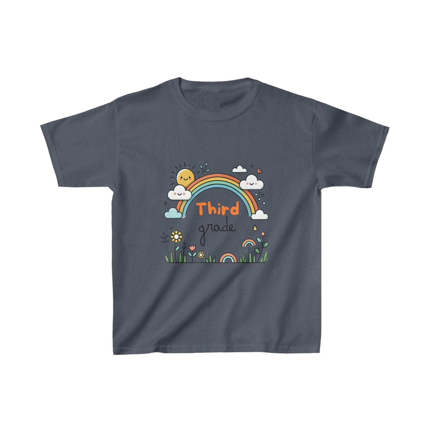 Third Grade Rainbow - Kids T-Shirt