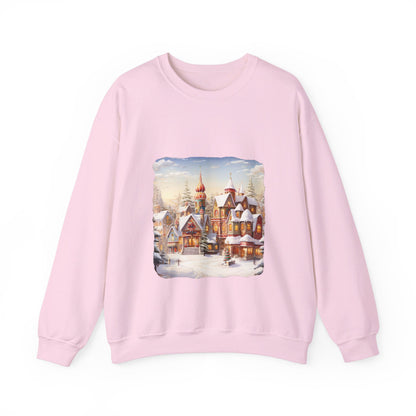 Snowy Christmas Village 12 - Sweatshirt